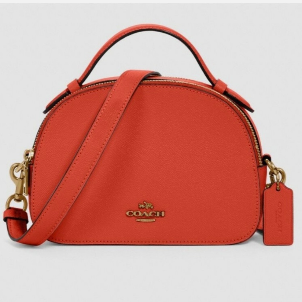 Coach Serena Leather Satchel Crossbody Bag